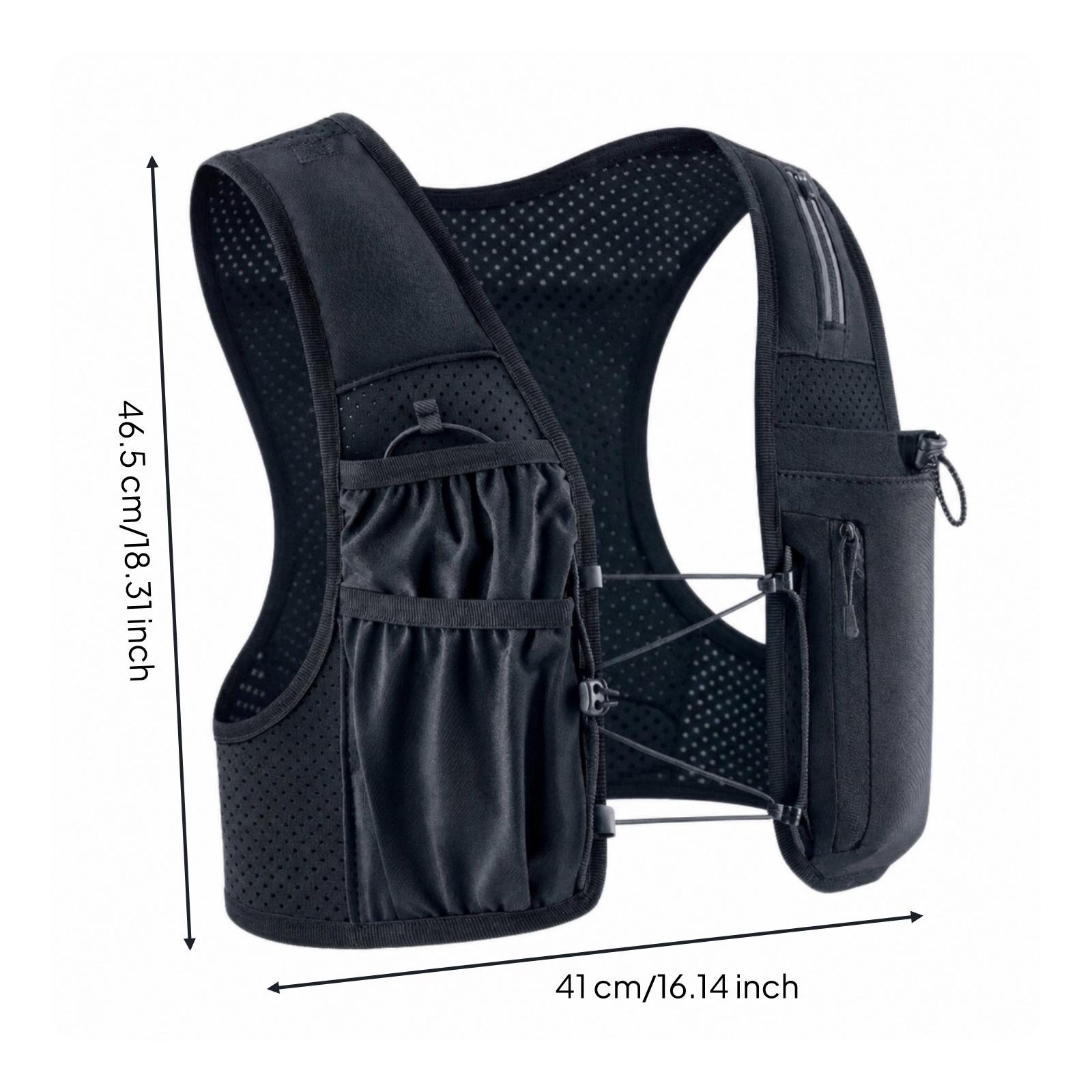 Running Gear Storage - Colete de Hidratação Leve e Refletivo