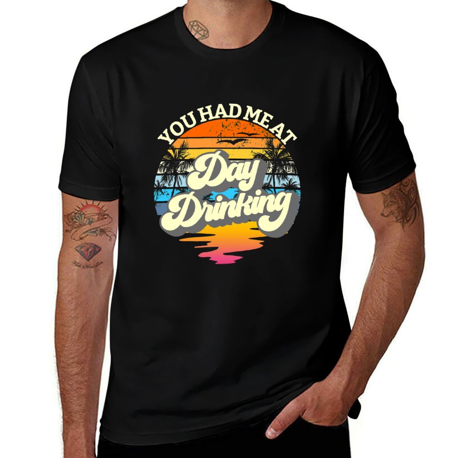 Running Gear Retro - Camiseta Dry Fit de Manga Curta