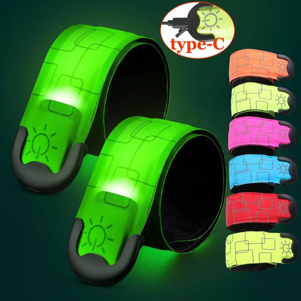 Running Gear Lights - Braçadeira de Corrida Noturna Estilo Bateria,