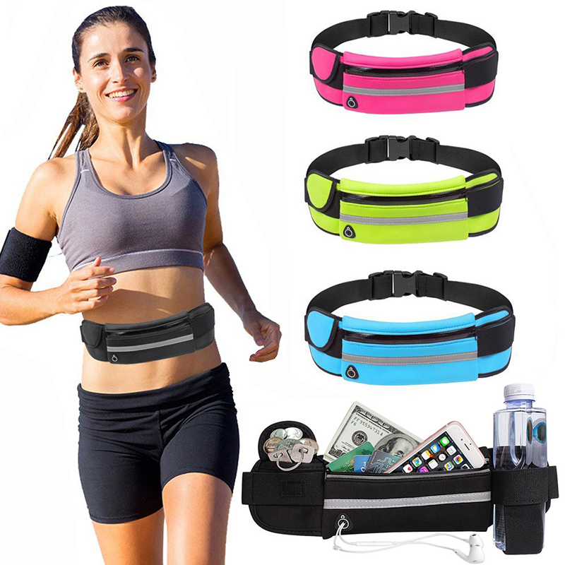 Running Gear Kit - Pochete esportiva feminina, bolsa de cintura