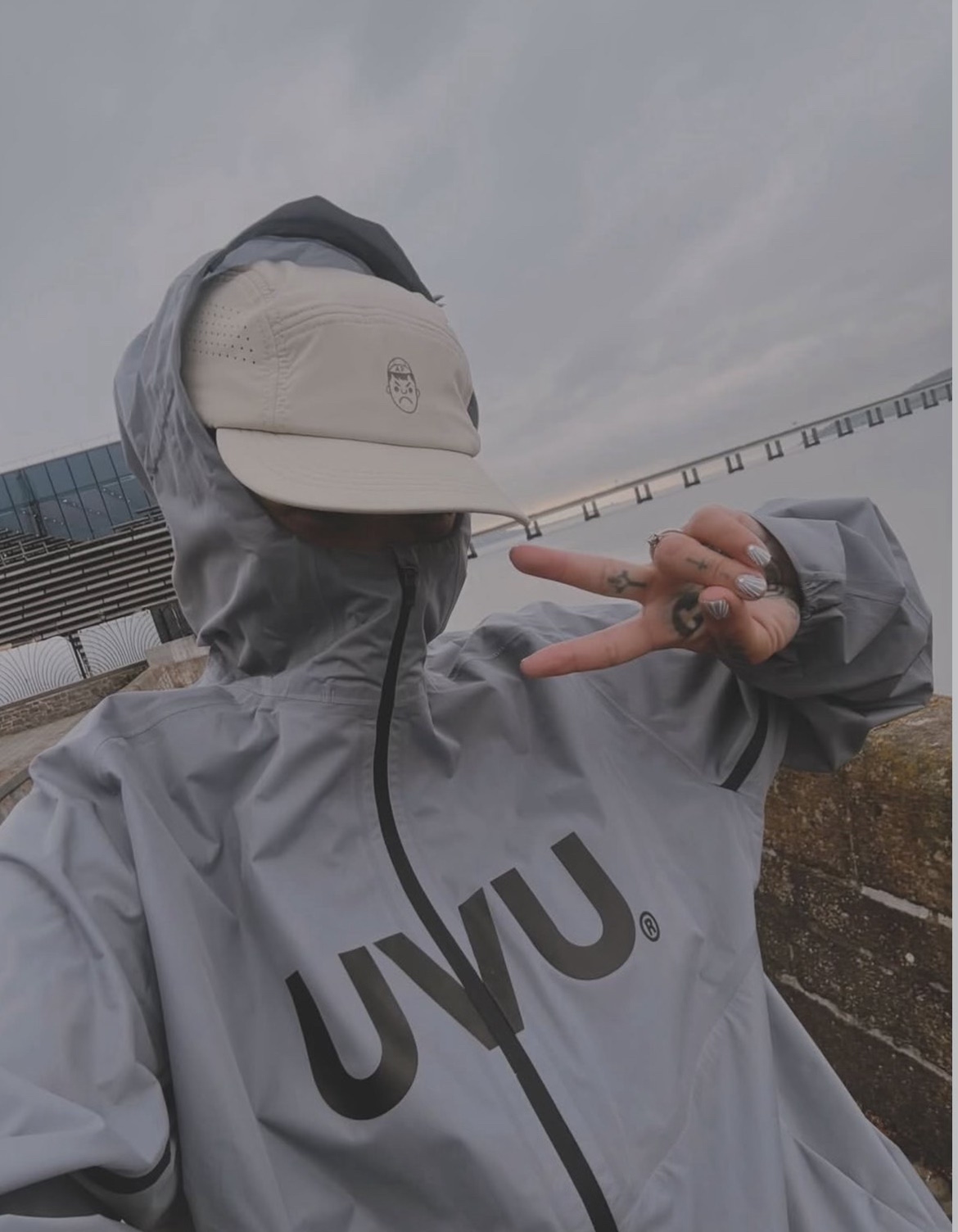 Running Gear Rain - Jaqueta de Corrida Unissex UVU, Ultralight,
