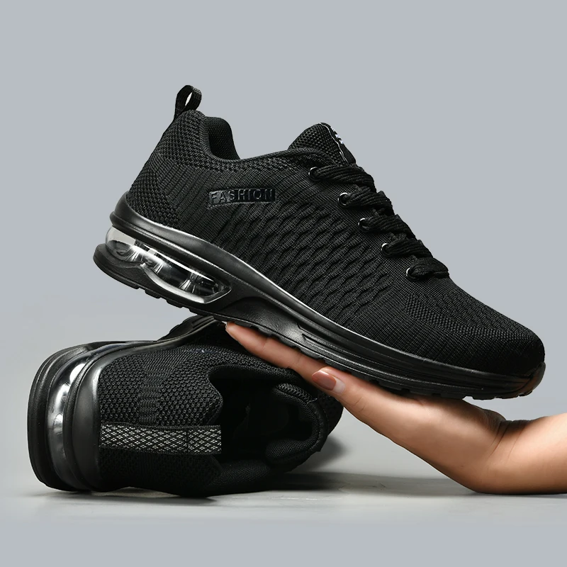 Running Gear Shoes - Homens tênis de corrida rendas até