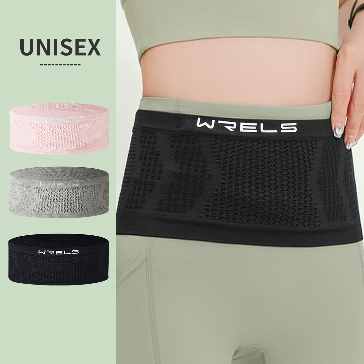Running Gear Kit - Wrels bolsa de cintura invisível, leve,