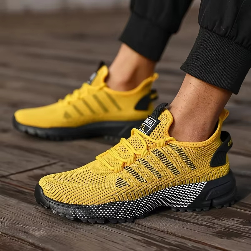 2025 novos homens tênis de cor - Running Gear Shoes avaliação e preço
