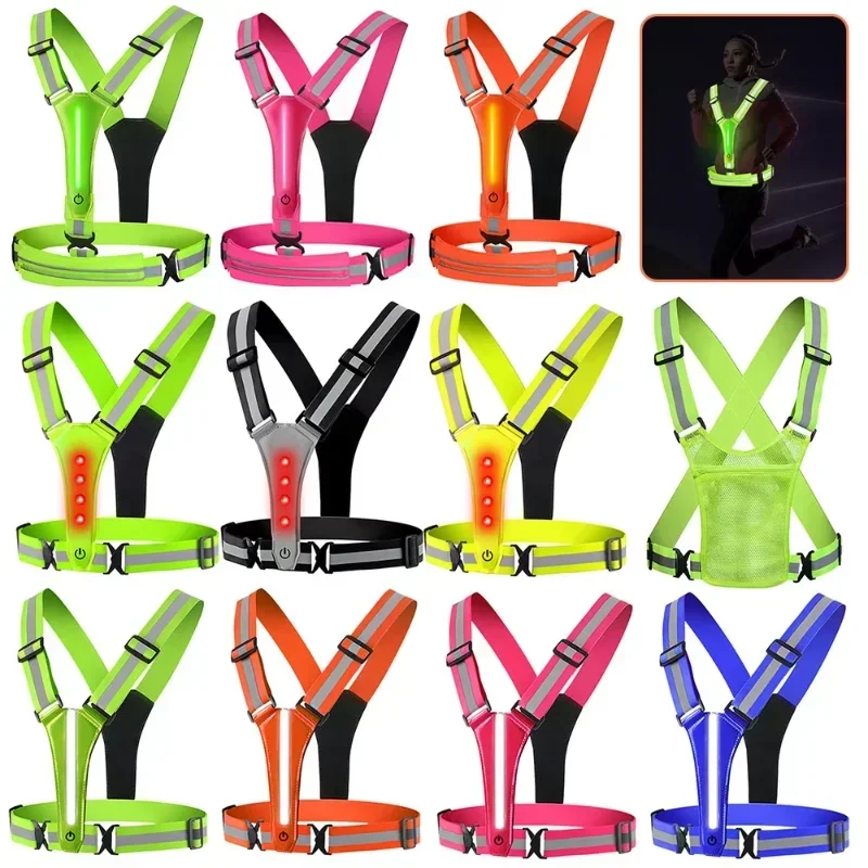 LED Reflective Vest Running Ge - Running Gear Lights avaliação e preço