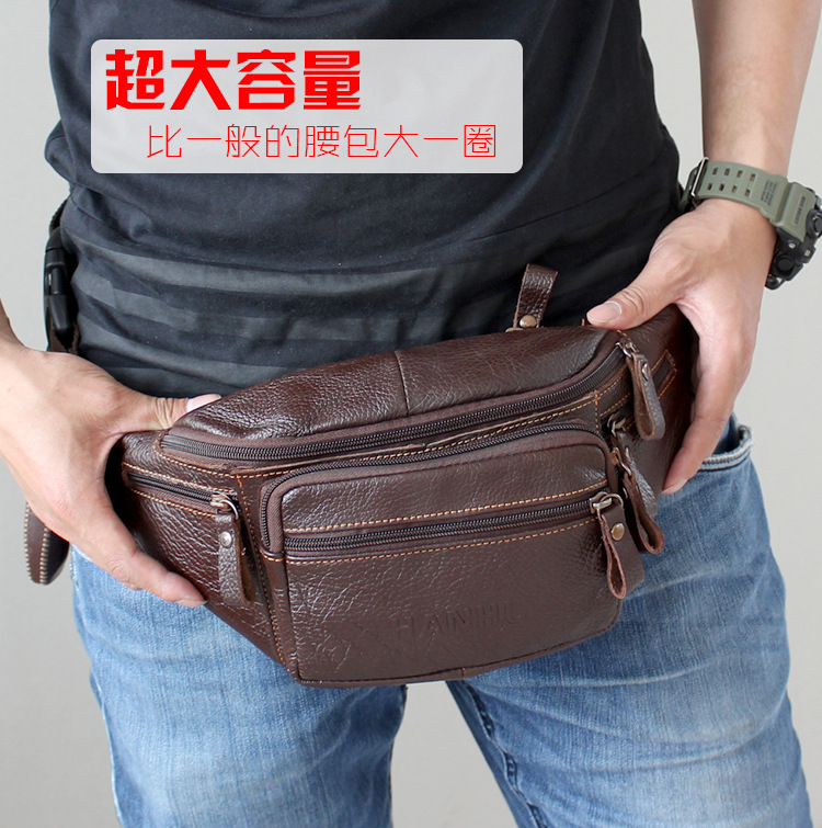 Bolsa de cintura de couro genu - Running Gear Kit avaliação e preço