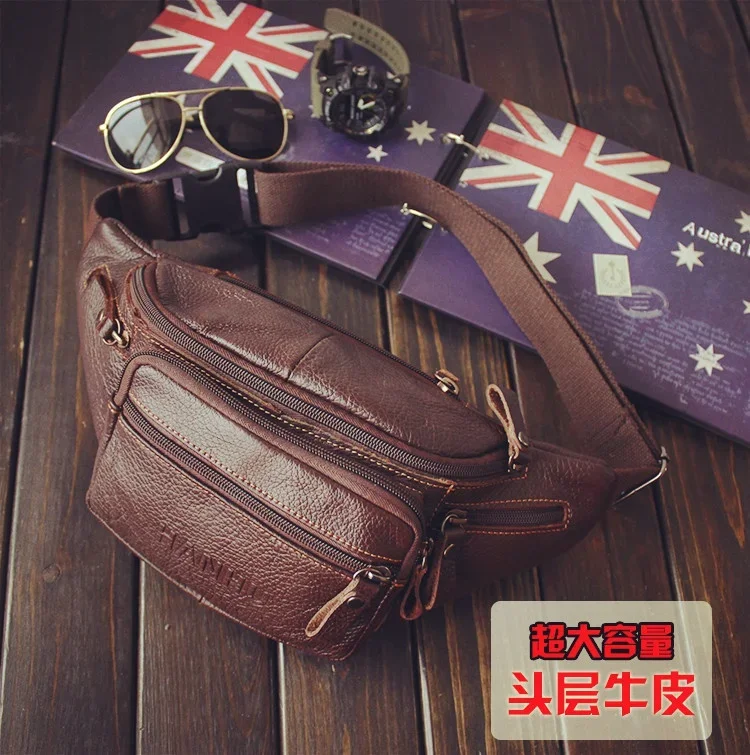 Bolsa de cintura de couro genu - Running Gear Kit avaliação e preço
