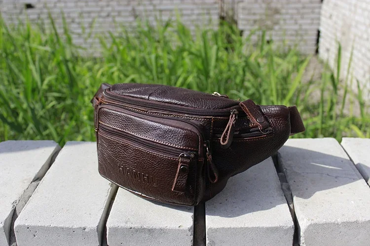 Bolsa de cintura de couro genu - Running Gear Kit avaliação e preço