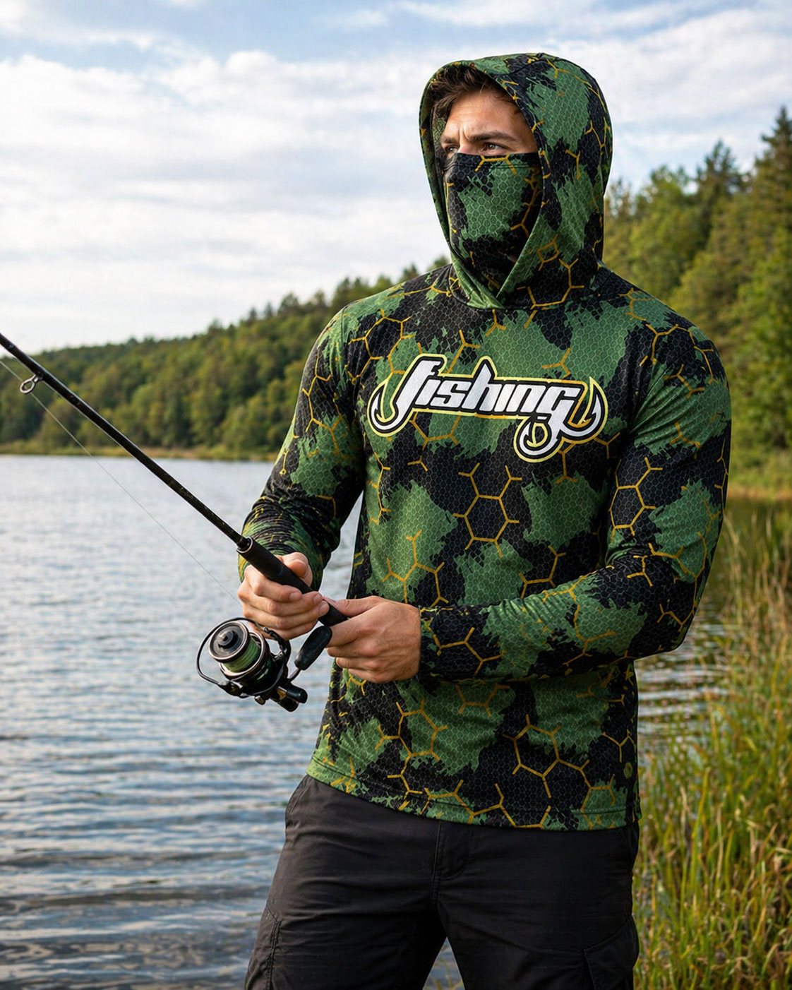 Camiseta de Pesca com Capuz UP - Running Gear Kit avaliação e preço